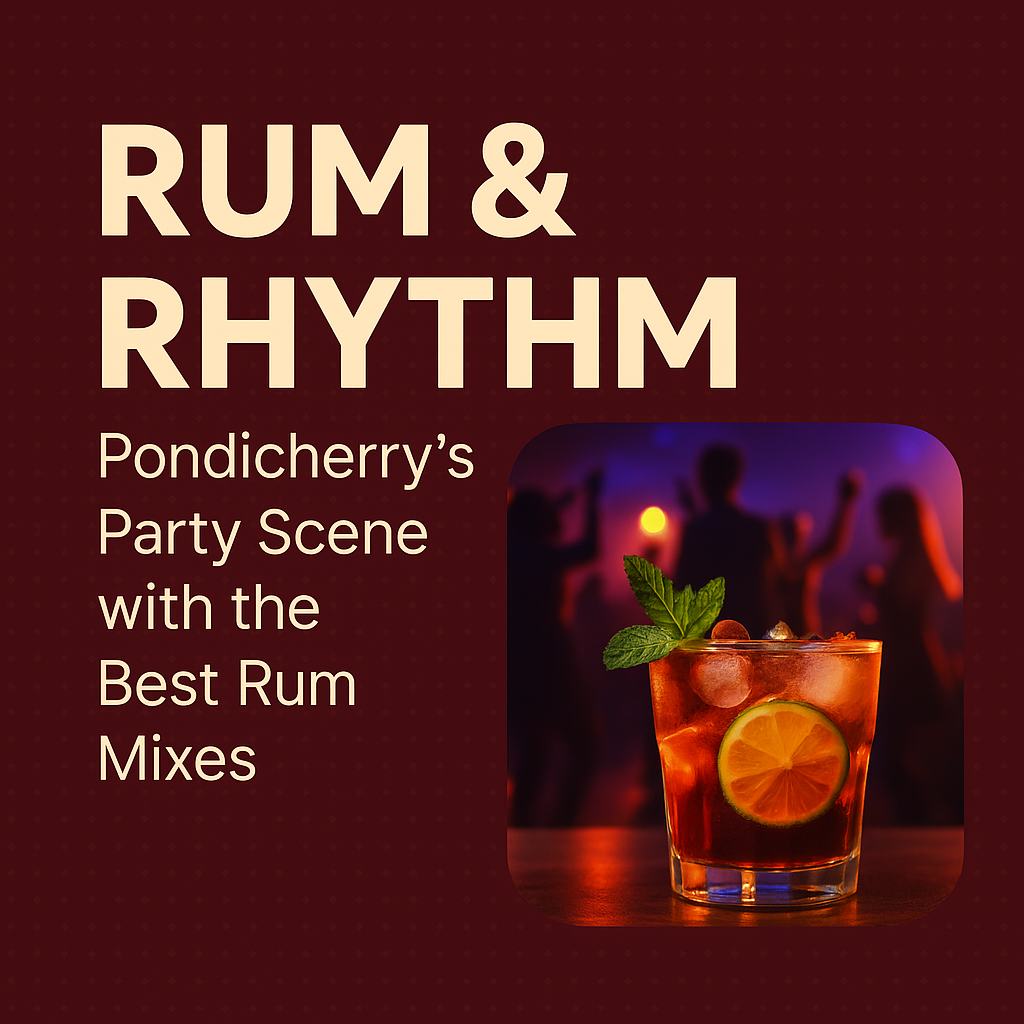Rum & Rhythm Pondicherry’s Party Scene with the Best Rum Mixes