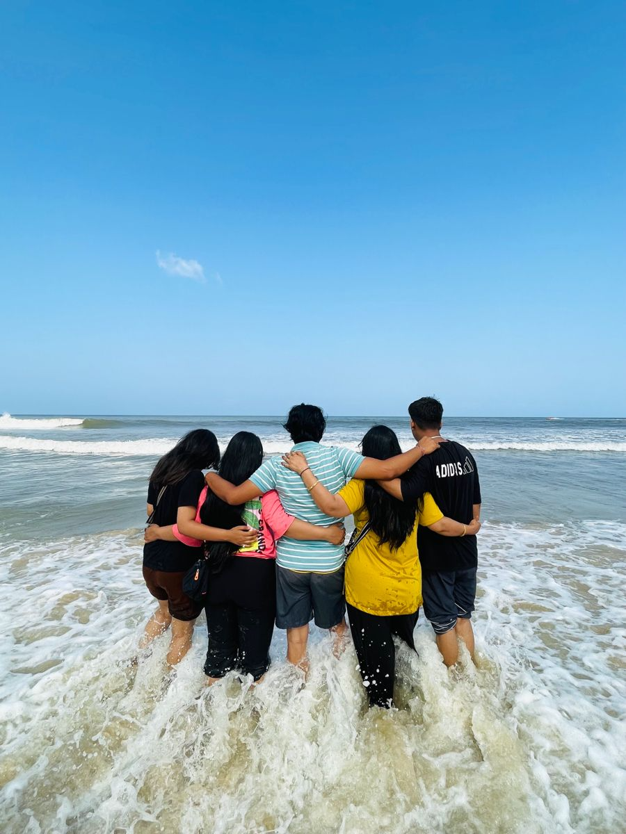 A Perfect Beach Day with Friends