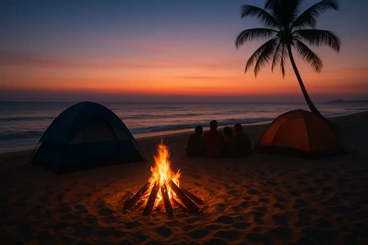 Camping & Bonfire Nights in Pondicherry