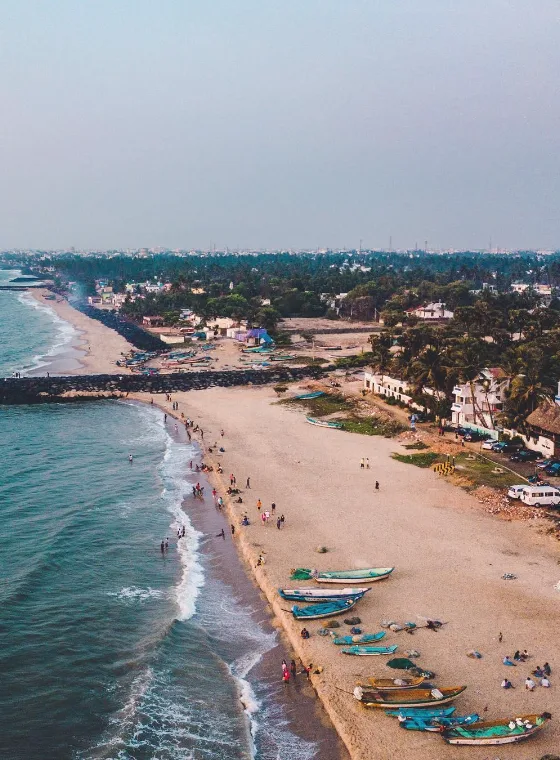Serenity Beach in pondicherry